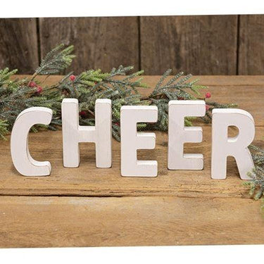 5 Set CHEER Wooden Letters - The Fox Decor